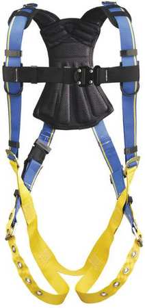 WERNER Full Body Harness, Vest Style, XL H112004