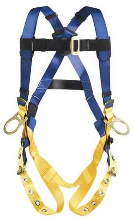 WERNER Full Body Harness, Vest Style, XL H332004