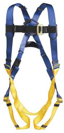 WERNER Full Body Harness, Universal, Nylon H412002
