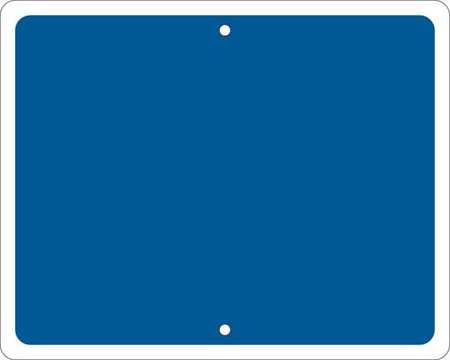 BRADY Railroad Sign, 12 in H, 15 in W, Horizontal Rectangle, No Text, 134193 134193