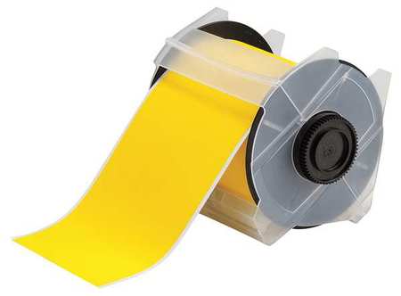 BRADY Tape, Yellow, Labels/Roll: Continuous 133158