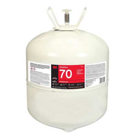 3M Contact Cement, HoldFast 70 Series, Red, 5 gal, Can 70