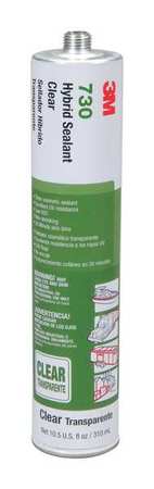 3M Sealant, 305 mL, Cartridge, Clear, Silane Modified Polymer Base 730 UV