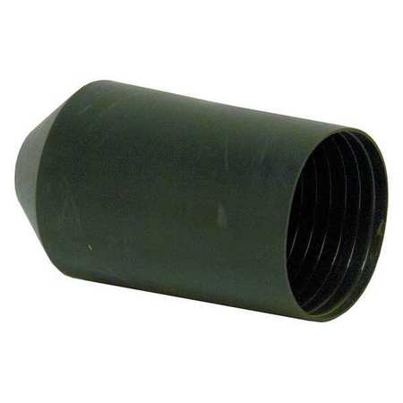IDEAL Shrink End Cap, 2.95in ID, Blk, 5-1/8in, PK5 46-384