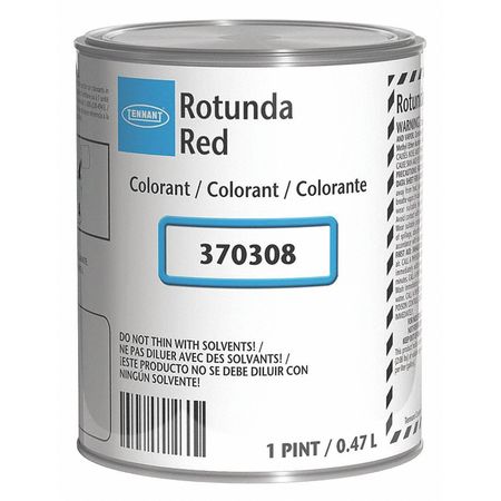 TENNANT Colorant, 1 pt., Rotunda Red 370308