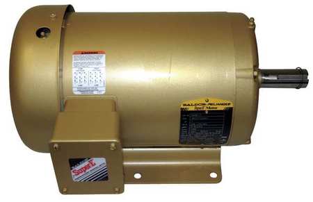 BALDOR-RELIANCE 3-Phase General Purpose Motor, 3 HP, 213TC Frame, 208-230/460V AC Voltage, 1,160 Nameplate RPM CEM3704T