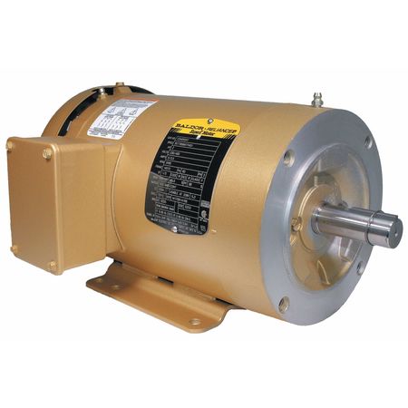 3-Phase General Purpose Motor, 2 HP, 145TC Frame, 230/460V AC Voltage, 3,490 Nameplate RPM -  BALDOR-RELIANCE, CEM3555T