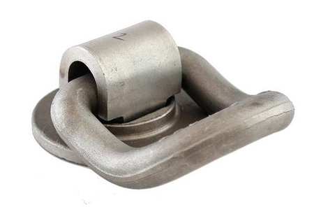 BUYERS PRODUCTS 1 Inch Forged 360° Rotating 55° Angled D-Ring With Weld-On Mounting Bracket B52