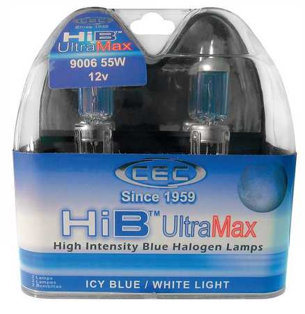 ULTRA MAX Halogen Light Bulb, T4, 55W, PR HIB9006 ULTRA MAX