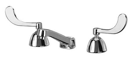 ZURN Lever Handle 8" Mount, 3 Hole Low Arc Bathroom Faucet, Polished chrome Z831R4-XL