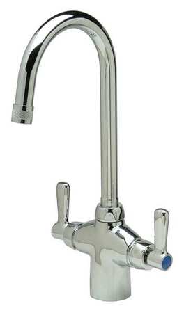 Zurn Lever Handle Single Hole Mount, 1 Hole Laboratory Faucet, Polished chrome Z826B1-XL