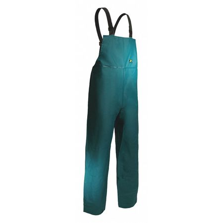 ONGUARD Sanitex Bib Overall, Plain Front, Green, L 71250 LARGE