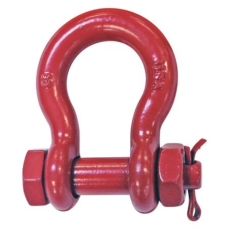 CROSBY Anchor Shackle, Carbon Steel, 110,000 lb. 1019702