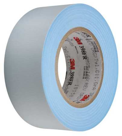 3M Glass Cloth Tape, White, 2in x 36 yd., PK24 398FR