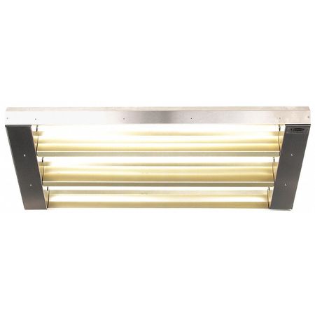 Fostoria Electric Infrared Heater, Ceiling, Suspended, 304 Stainless Steel 463-90-THSS-480V