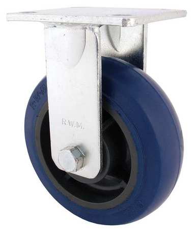 RWM Rigid Plate Caster, Polyurethane, 1000 lb. 46-UPR-0820-R