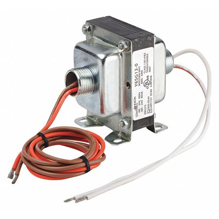 JOHNSON CONTROLS Class 2 Transformer, 40 VA, Not Rated, Not Rated, 24V AC, 120/208/240V AC Y65T42-0