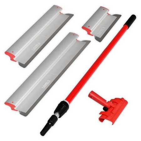 Level 5 Tools Drywall Skmmng Bld Set, 10", 24", 32", Adptr 5-441