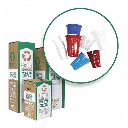 ZERO WASTE BOX Rigid Plastic Cups Box, S No.6 SW8-S