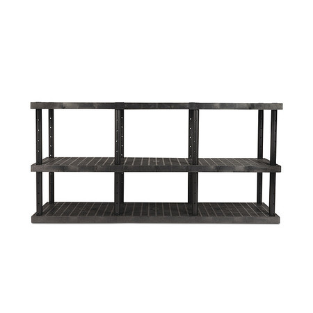 SPC INDUSTRIAL Dura-Shelf, Adjustable, 96 x 24, 48" H AS9624X3