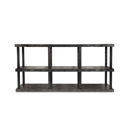 SPC INDUSTRIAL Dura-Shelf, Adjst, Solid Top, 96 x 24, 48" H AST9624X3