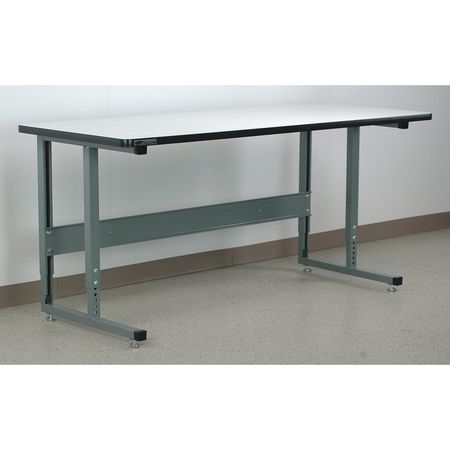 STACKBIN Bolted Workbenches, 48" W, Adjustable Height, 1000 lb. P4830-T-2011