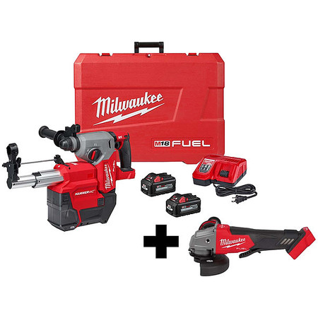 MILWAUKEE TOOL M18 1 SDS+ Rotary, M18 Braking Grinder 2912-22DE, 2880-20