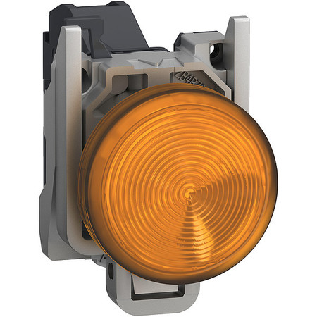 SCHNEIDER ELECTRIC Pilot Light, Orange, 22mm, LED XB4BVBM5GEX