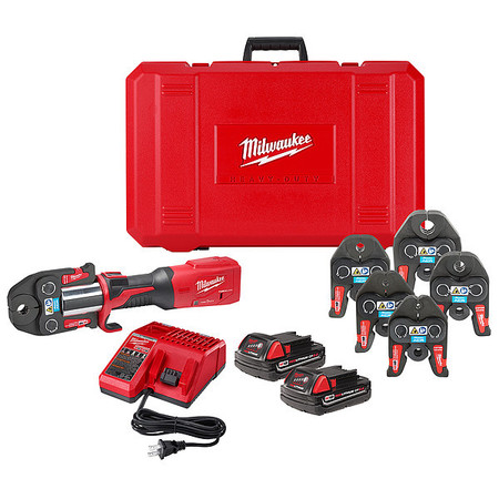 Milwaukee Tool M18 FORCE LOGIC Press Tool with ONE-KEY Kit with 1/4 in. - 7/8 in. Streamline ACR Jaws 2922-22M