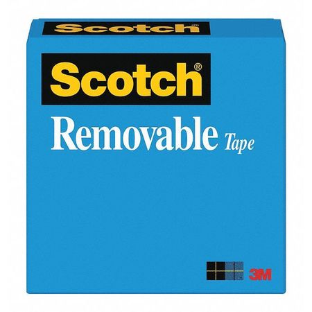 SCOTCH Removable Tape 811, 3/4"x1296" (, PK144 811