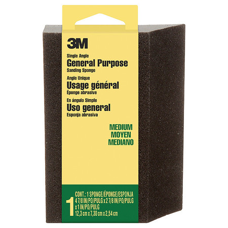 3M Angled Sndg Sponge CP041ESF, 27/8, PK24 CP041ESF