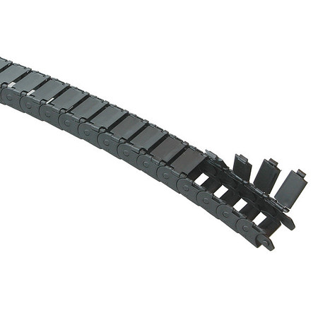 KABELSCHLEPP Microtrack(TM), Open, Nylon, Width 26mm, 5Ft 0130.20.0285