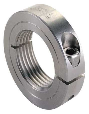 RULAND Shaft Collar, Threaded, 1Pc, 1-1/2-12 In, SS TCL-24-12-SS