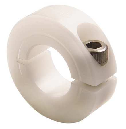 RULAND Shaft Collar, Clamp, 1Pc, 1 In, Plastic CL-16-P