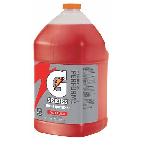 Gatorade Sports Drink Mix, 1 gal., Liquid Concentrate, Regular, Fruit Punch 33977