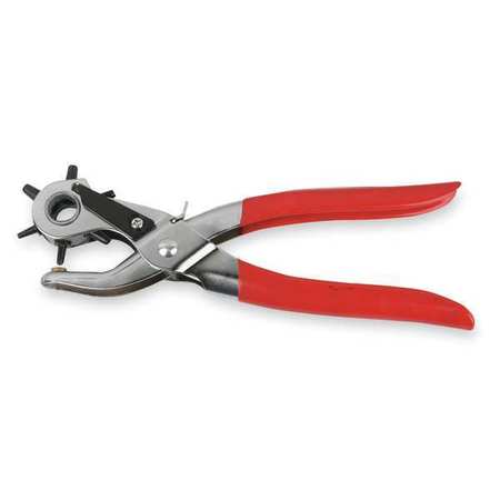 WESTWARD Revolving Leather Punch Pliers, 5/64" to 3/16" 2AJK6