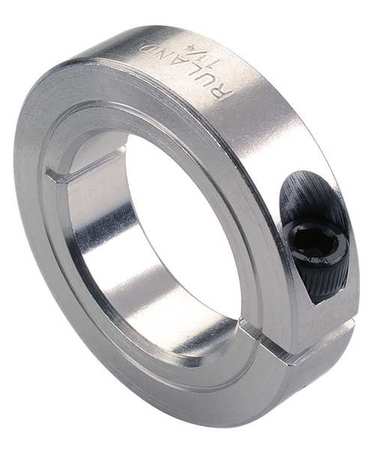 RULAND Shaft Collar, Clamp, 1Pc, 3/8 In, Alum CL-6-A
