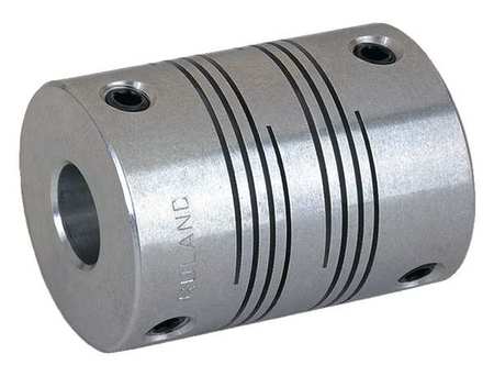 Ruland Coupling, 4 Beam, Bore 3/8x3/8 In PSR18-6-6-A