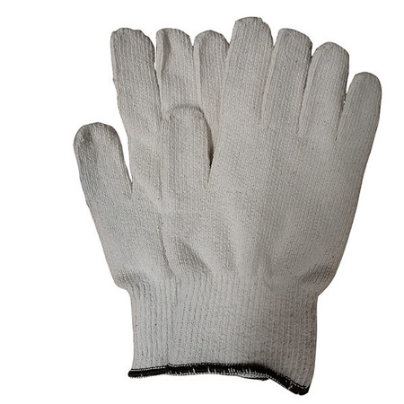 Condor Heat Resist Gloves, Wht, L, Terry Cloth, PR 2AP49