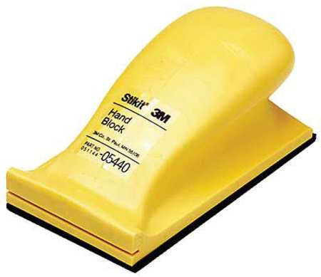 3M Hand Sanding Block, 5x2-3/4 In, PSA, PK10 05440