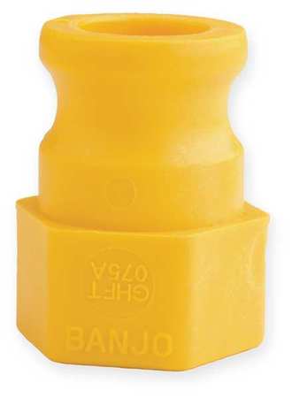 BANJO Hose to Cam Lever Adapter, Female/Male GHFT075A