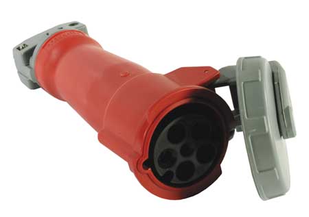 HUBBELL Pin and Sleeve Connector, 63A, 240/415V HBL560C6W