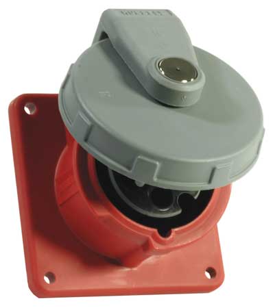 HUBBELL Pin and Sleeve Receptacle, 100A, 480V HBL3100R7W