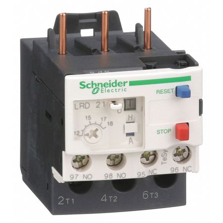 Schneider Electric Ovrload Relay, 12 to 18A, 3P, Class 10,690V LRD21