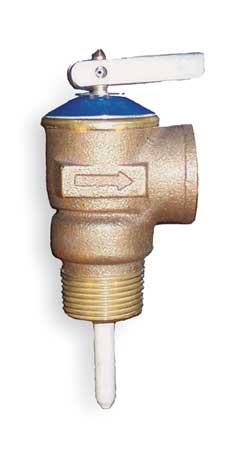 Apollo Valves T and P Relief Valve, 3/4 In. Outlet 18C40229