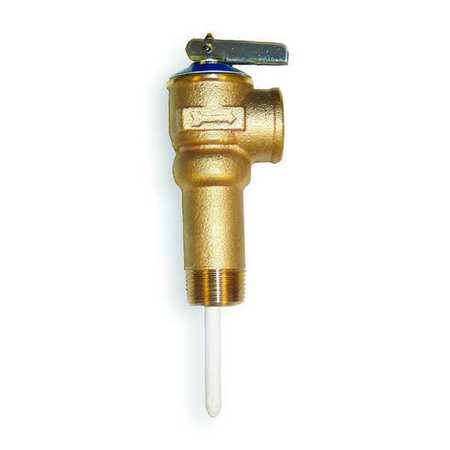 APOLLO VALVES T and P Relief Valve, 3/4 In. Inlet 18C402X39