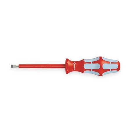 Wera Insulated Slotted Screwdriver 9/64 in Round 05022730001