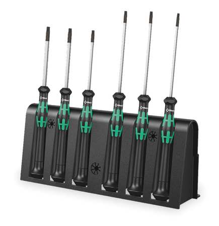 Wera Precision Nut Driver Set, 6 Pieces, Metric 05118156001