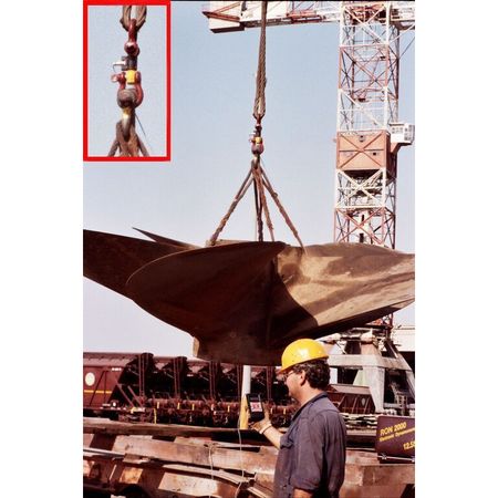 Ron Crane Scales Crane Dynamometer, Steel, 3-5/7 In. H RON 2000-S01CC