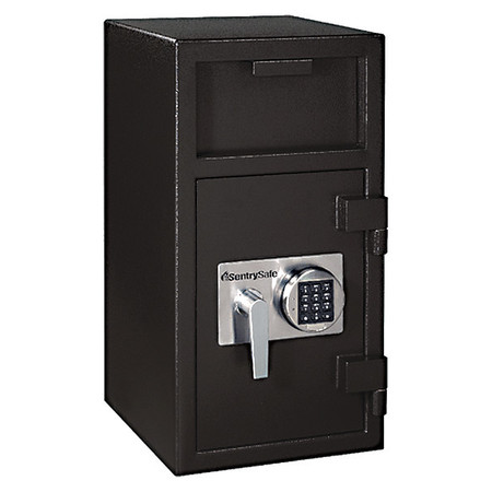 SENTRY SAFE Depository Safe, with Programmable Electronic w/Time Delay 121 lb, 1.57 cu ft, Solid Steel DH-134E